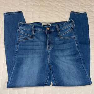 LIVERPOOL HI RISE SKINNY JEANS BLUE WASH